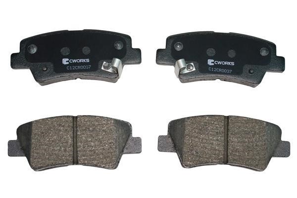 CWORKS C12CR0037 Brake Pad Set, disc brake C12CR0037