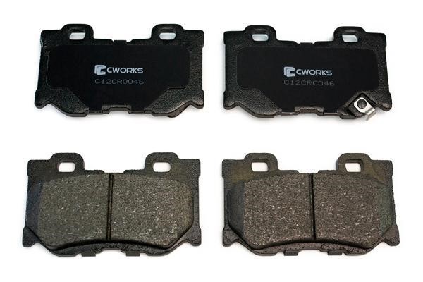 CWORKS C12CR0046 Brake Pad Set, disc brake C12CR0046