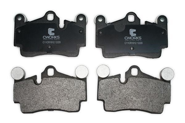 CWORKS C11CR1012 Brake Pad Set, disc brake C11CR1012