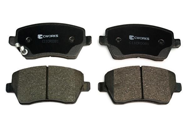 CWORKS C11CR0081 Brake Pad Set, disc brake C11CR0081