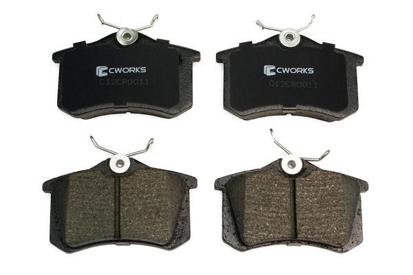 CWORKS C12CR0011 Brake Pad Set, disc brake C12CR0011