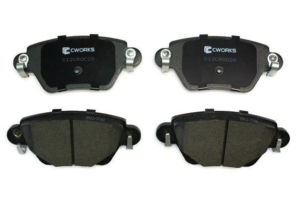 CWORKS C12CR0028 Brake Pad Set, disc brake C12CR0028