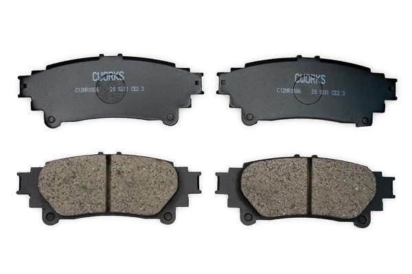 CWORKS C12NR0006 Brake Pad Set, disc brake C12NR0006