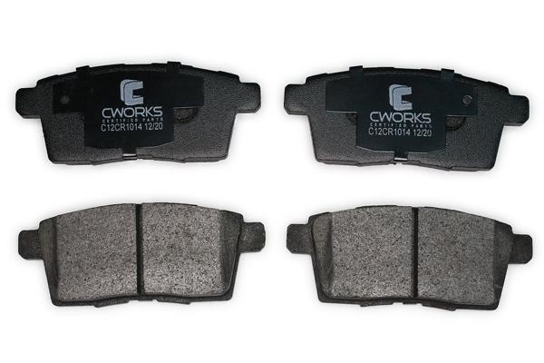 CWORKS C12CR1014 Brake Pad Set, disc brake C12CR1014