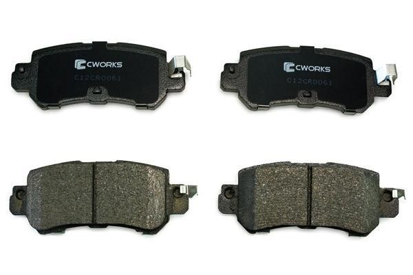 CWORKS C12CR0061 Brake Pad Set, disc brake C12CR0061