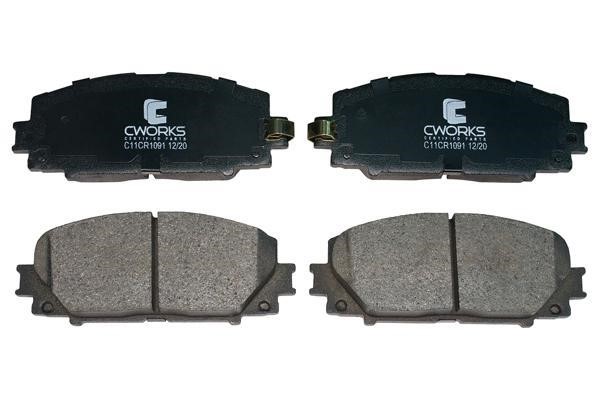 CWORKS C11CR1091 Brake Pad Set, disc brake C11CR1091