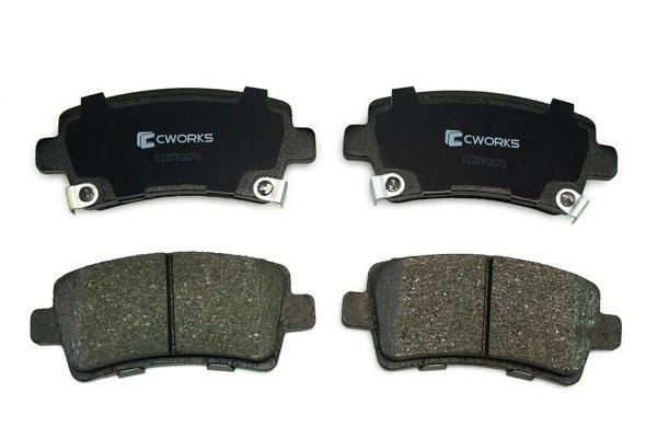 CWORKS C12CR0070 Brake Pad Set, disc brake C12CR0070