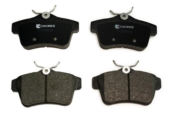 CWORKS C12CR0018 Brake Pad Set, disc brake C12CR0018