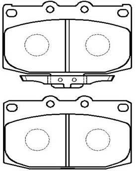 Hsb HP8274 Brake Pad Set, disc brake HP8274