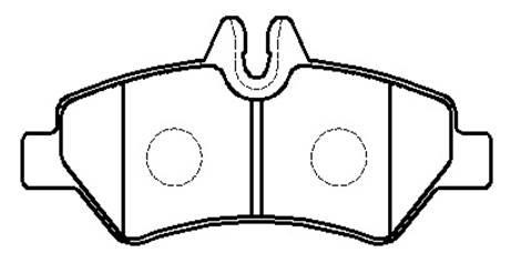 Hsb HP9697 Brake Pad Set, disc brake HP9697