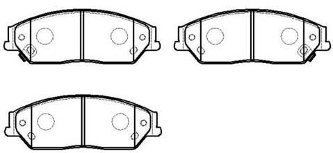 Hsb HP5290 Brake Pad Set, disc brake HP5290