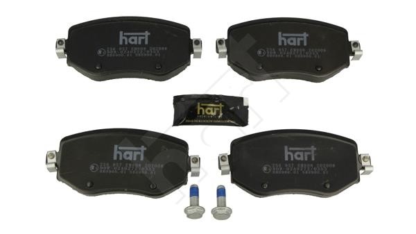 Hart 256 957 Brake Pad Set, disc brake 256957