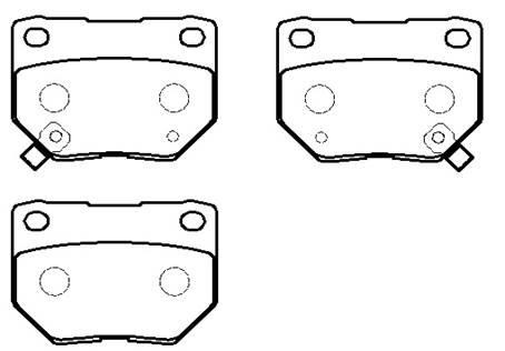 Hsb HP9307 Brake Pad Set, disc brake HP9307