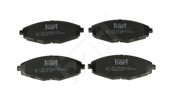 Hart 219 107 Brake Pad Set, disc brake 219107