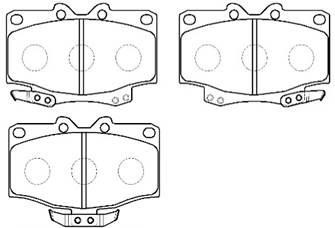 Hsb HP9121 Brake Pad Set, disc brake HP9121