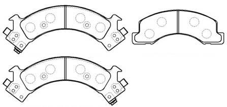 Hsb HP8186 Brake Pad Set, disc brake HP8186