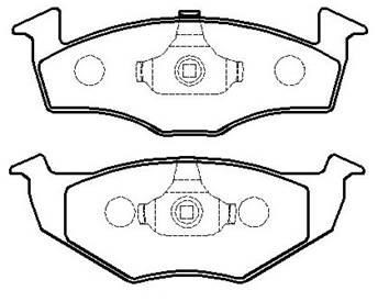 Hsb HP9465 Brake Pad Set, disc brake HP9465