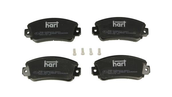 Hart 215 942 Brake Pad Set, disc brake 215942