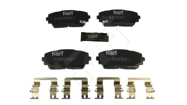 Hart 256 546 Brake Pad Set, disc brake 256546