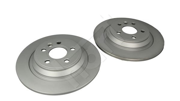 Hart 258 018 Rear brake disc, non-ventilated 258018
