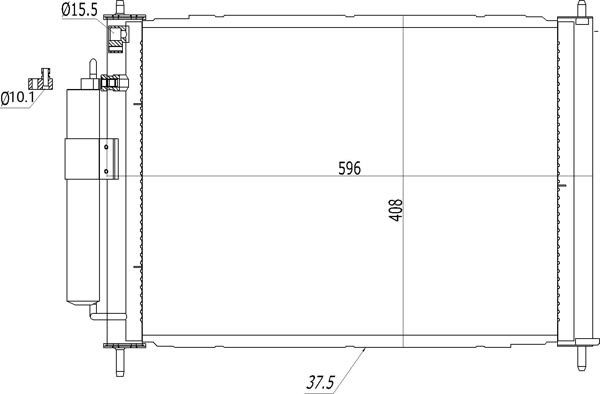 Hart 627 731 Cooler Module 627731 627731 Hart Cooler Module