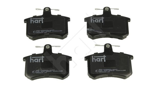 Hart 215 893 Brake Pad Set, disc brake 215893