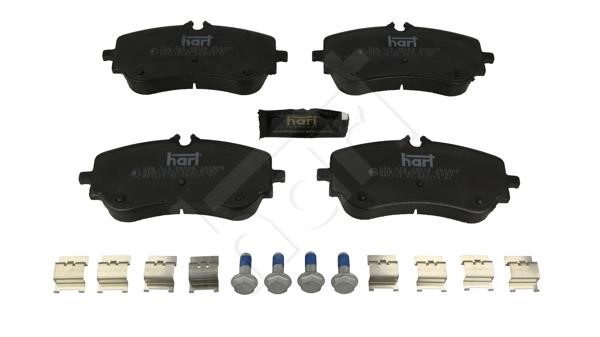 Hart 256 518 Brake Pad Set, disc brake 256518