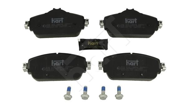 Hart 256 944 Brake Pad Set, disc brake 256944