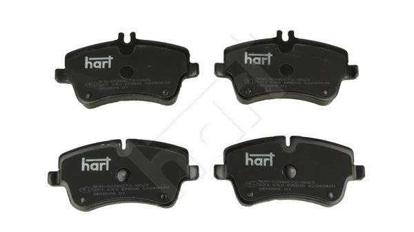 Hart 221 643 Brake Pad Set, disc brake 221643
