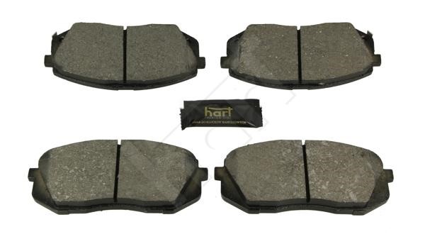 Hart 211 814 Brake Pad Set, disc brake 211814
