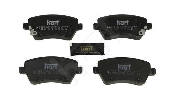Hart 256 961 Brake Pad Set, disc brake 256961