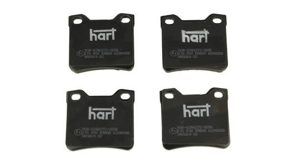 Hart 215 892 Brake Pad Set, disc brake 215892