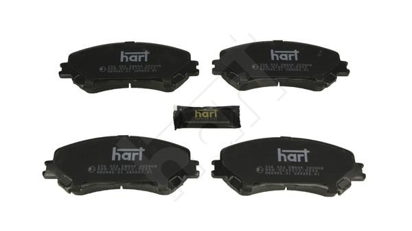 Hart 256 554 Brake Pad Set, disc brake 256554