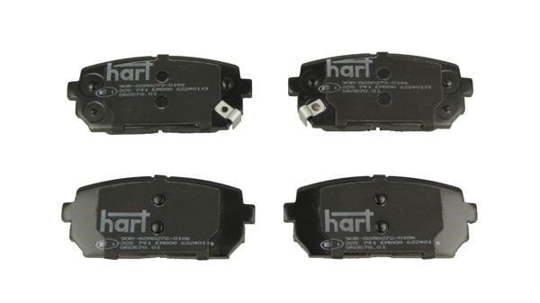 Hart 225 741 Brake Pad Set, disc brake 225741