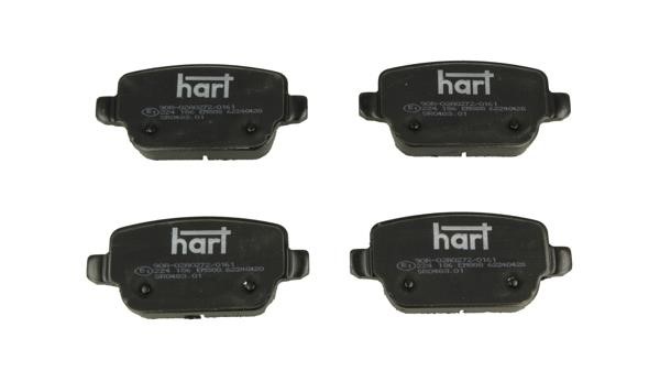 Hart 224 186 Brake Pad Set, disc brake 224186