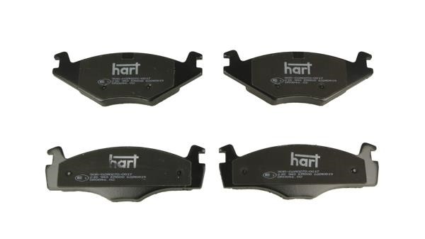 Hart 215 943 Brake Pad Set, disc brake 215943