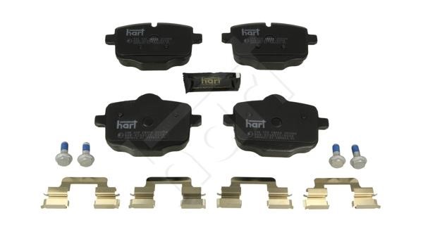 Hart 256 550 Brake Pad Set, disc brake 256550