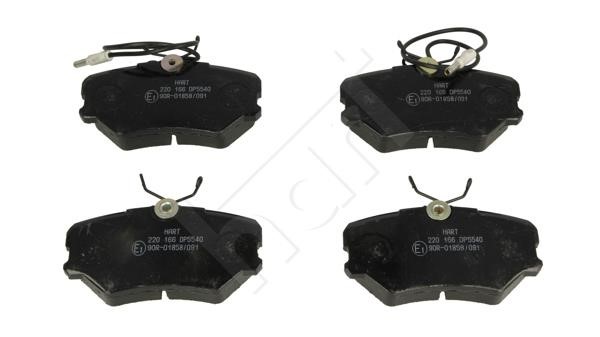 Hart 220166 Brake Pad Set, disc brake 220166