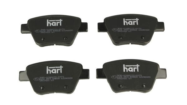 Hart 228 859 Brake Pad Set, disc brake 228859