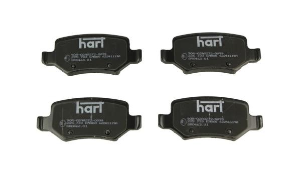 Hart 225 733 Brake Pad Set, disc brake 225733