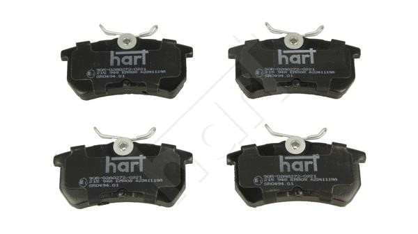 Hart 215 948 Brake Pad Set, disc brake 215948