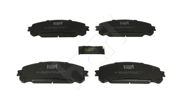 Hart 256 502 Brake Pad Set, disc brake 256502