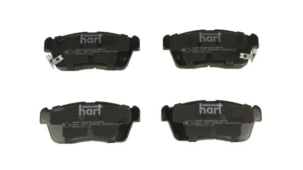 Hart 224 182 Brake Pad Set, disc brake 224182