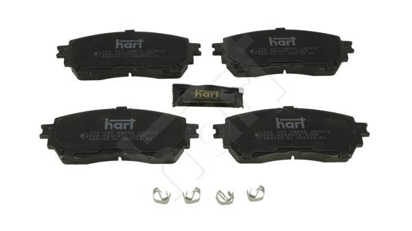 Hart 256 543 Brake Pad Set, disc brake 256543
