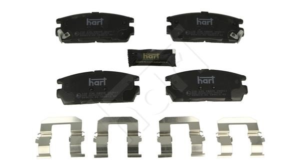 Hart 256 536 Brake Pad Set, disc brake 256536