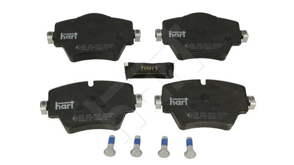 Hart 256 556 Brake Pad Set, disc brake 256556