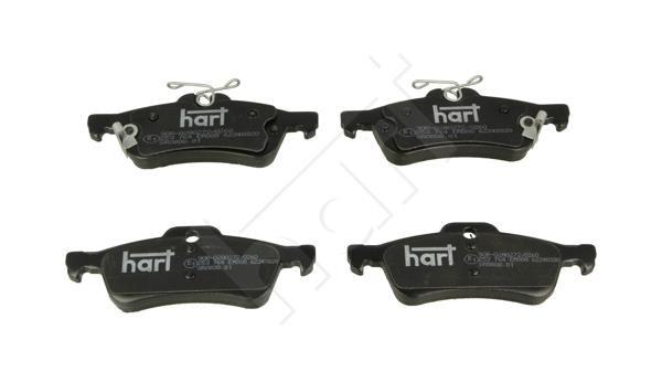 Hart 253 764 Brake Pad Set, disc brake 253764