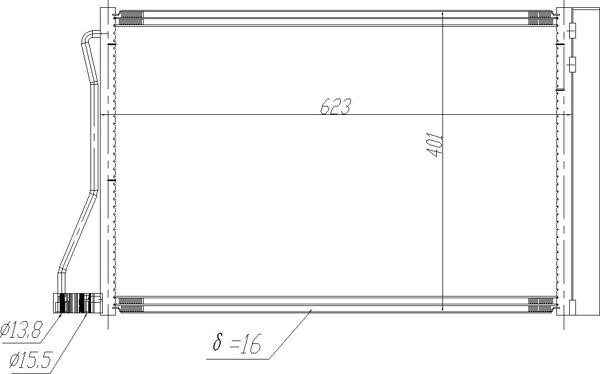 623911 Hart AC Condenser