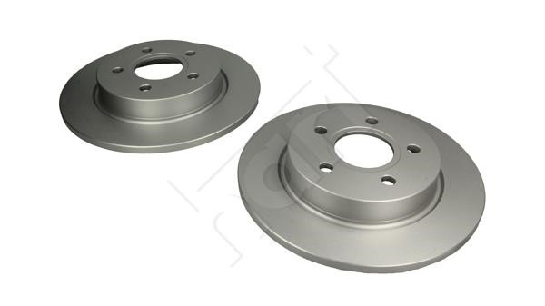 Hart 258 006 Rear brake disc, non-ventilated 258006