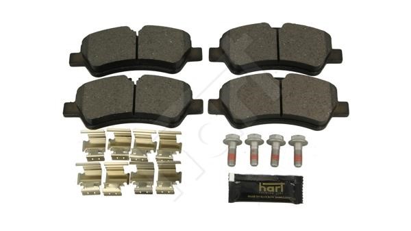 Hart 252 924 Brake Pad Set, disc brake 252924